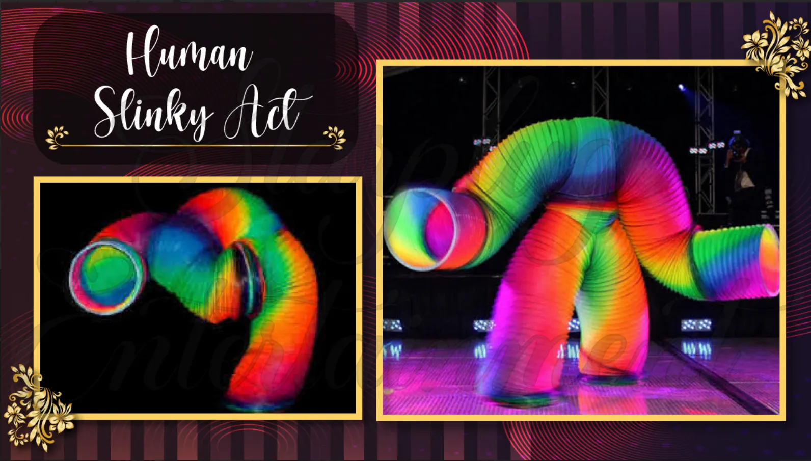 Human Slinky Act