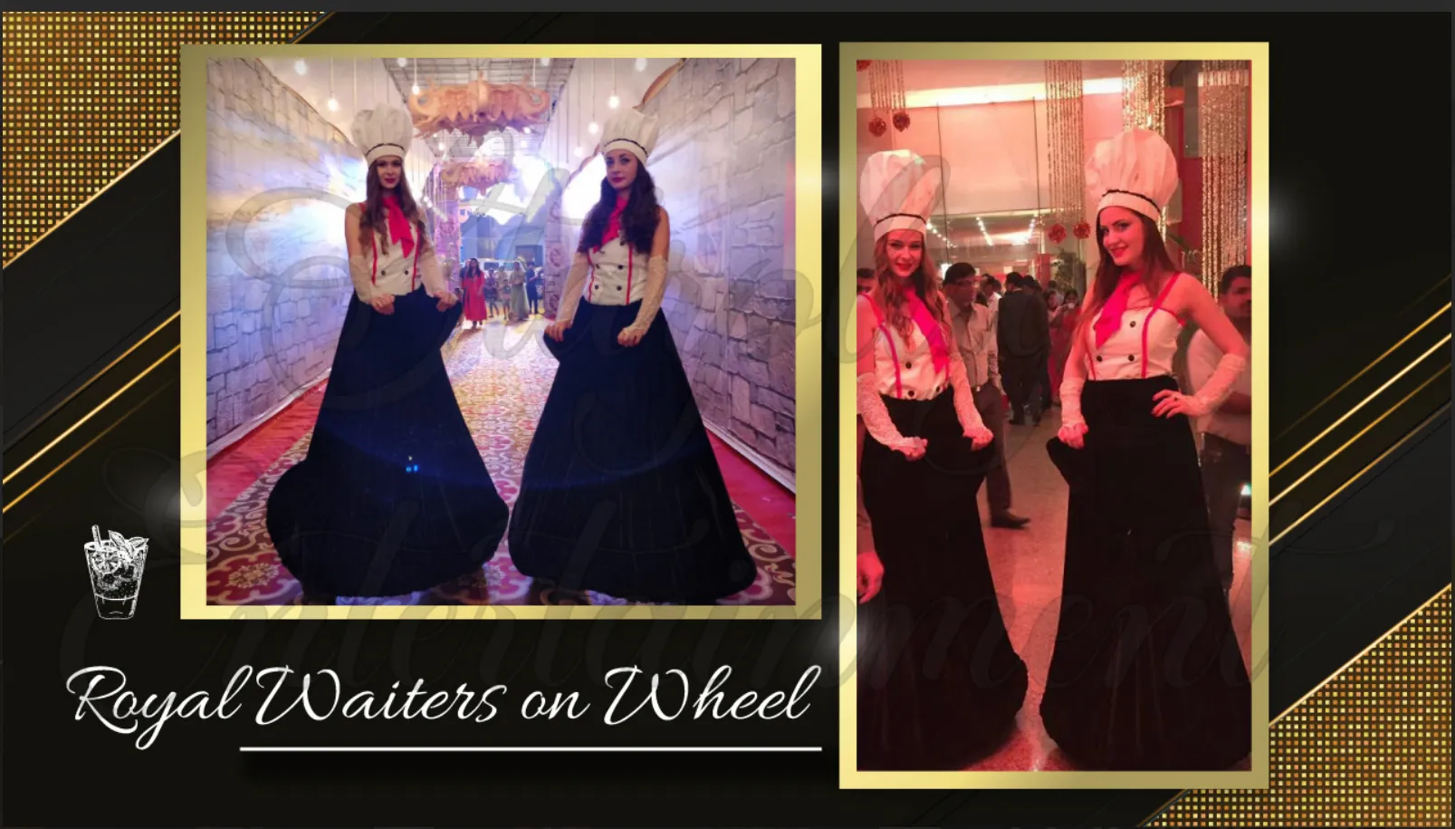 Royal Waiters on Wheel